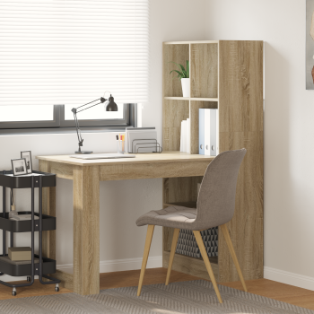 Schreibtisch Sonoma-Eiche 122 x 67 x 145 cm Holzwerkstoff
