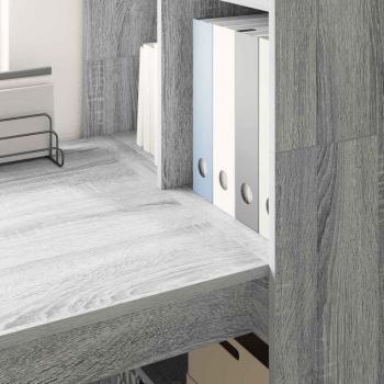 Schreibtisch Graues Sonoma 122 x 67 x 145 cm Holzwerkstoff