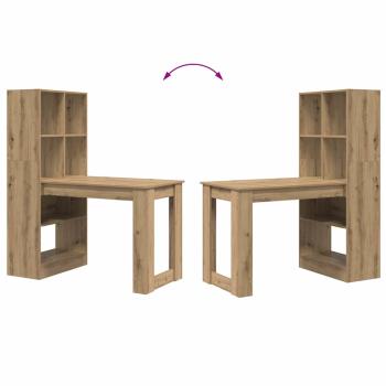 Schreibtisch Artisan-Eiche Holzwerkstoff 122 x 67 x 145 cm