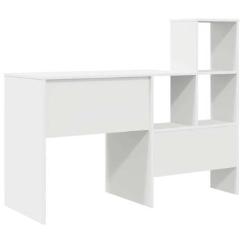 Schreibtisch Weiß 131,5 x 50 x 106,5 cm Holzwerkstoff