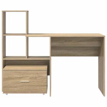 Schreibtisch Sonoma Eiche 131,5 x 50 x 106,5 cm Holzwerkstoff