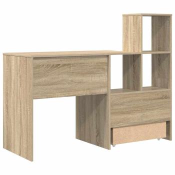 Schreibtisch Sonoma Eiche 131,5 x 50 x 106,5 cm Holzwerkstoff