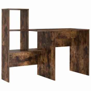 Schreibtisch Räuchereiche 131,5 x 50 x 106,5 cm Holzwerkstoff