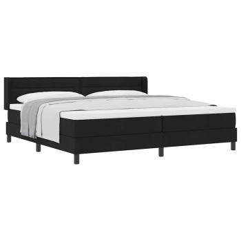 Boxspringbett Gestreift Schwarz und Weiß und Schwarz