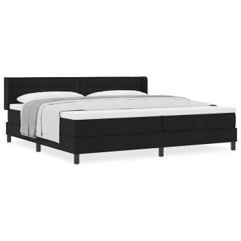 Boxspringbett Gestreift Schwarz und Weiß und Schwarz
