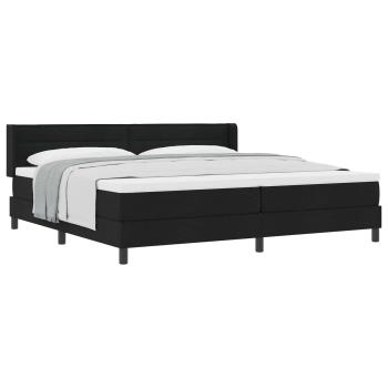 Boxspringbett Gestreift Schwarz und Weiß und Schwarz