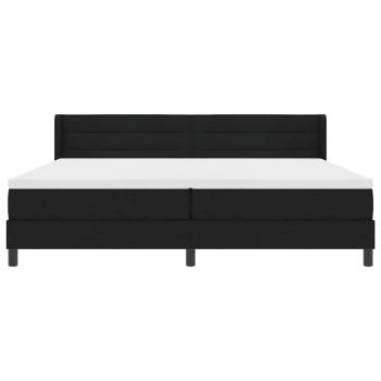 Boxspringbett Gestreift Schwarz und Weiß und Schwarz