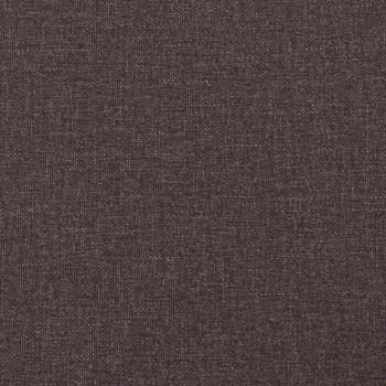 Boxspringbett Dunkelbraun und Weiß 180 x 200 cm Polyester