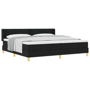 Boxspringbett Schwarz und Weiß 200 x 200 cm der Schaum