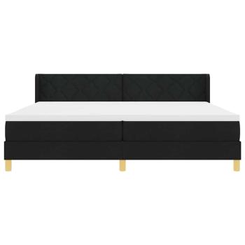 Boxspringbett Schwarz und Weiß 200 x 200 cm der Schaum