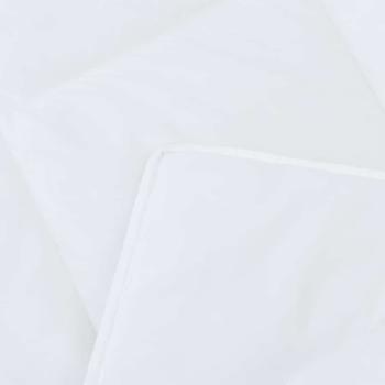 Sommer Bettdecke mit Kissen 2 pcs Weiß 140 x 200 cm Mikrofaser