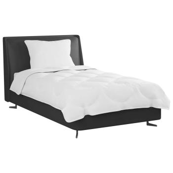 2-in-1 Bettdecke mit Kissen 2 pcs Weiß 135 x 200 cm Mikrofaser