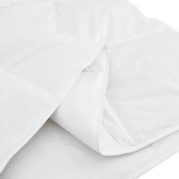 Bettdecke Sonstiges mit Kissen 3 pcs Weiß 240 x 220 cm Daunen