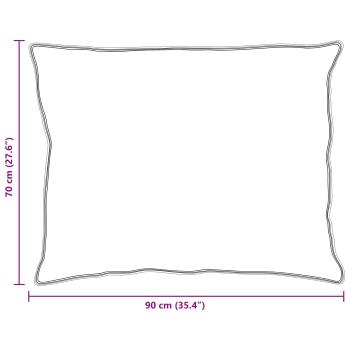 Bettdecke mit Kissen 3 pcs Weiß 260 x 220 cm Mikrofaser