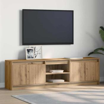 ARDEBO.de - TV-Schränk Braun 182 x 34 x 50 cm Wuchsplatte und Spanplatte