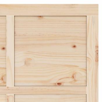 Schiebetür Braun 80 x 208 cm Massivholz Kiefer