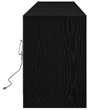 TV-Schränk Schwarz 182 x 34 x 50 cm Holzwerkstoff