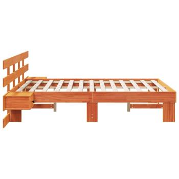 Bettgestell mit Schubladen Braun 120 x 200 cm