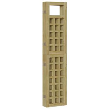 Outdoor Sichtschutz 5 pcs Braun 200 x 180 cm