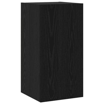 TV-Schrank-Set mit Regal Sonstiges mit Speicher mit Tür 7 pcs Schwarze Eiche Holzwerkstoff