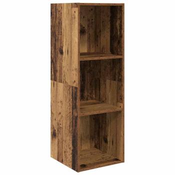 TV-Schrank Set 3 pcs Altholz 37 x 37 x 142,5 cm Holzwerkstoff