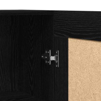 Bücherregal Schwarze Eiche 82,5 x 30,5 x 185 cm Holzwerkstoff