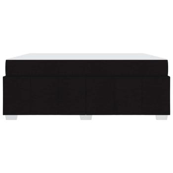 Bettgestell Schwarz 180 x 200 cm Stoff