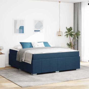 ARDEBO.de - Bettgestell Blau 180 x 200 cm Stoff
