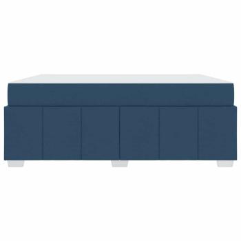 Bettgestell Blau 180 x 200 cm Stoff