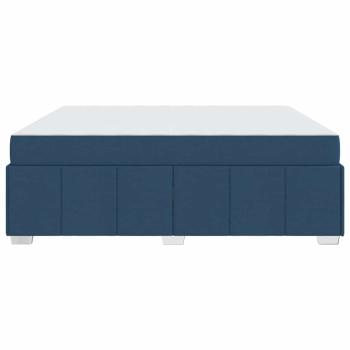 Bettgestell Blau 180 x 200 cm Stoff