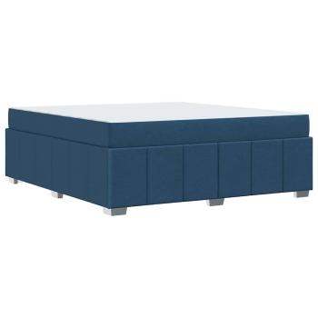 Bettgestell Blau 180 x 200 cm Stoff