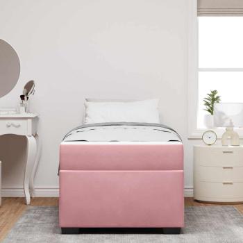 Bettgestell Sonstiges Rosa 100 x 200 cm Samt