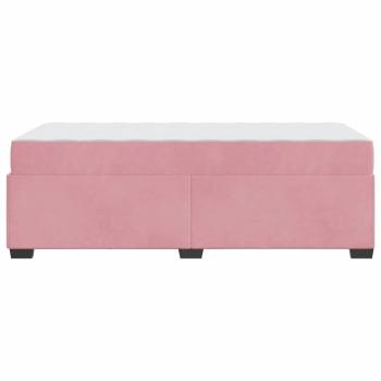 Bettgestell Sonstiges Rosa 100 x 200 cm Samt