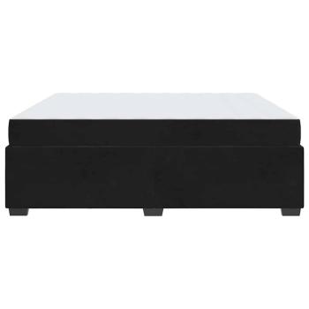 Bettgestell Sonstiges Schwarz 180 x 200 cm Samt