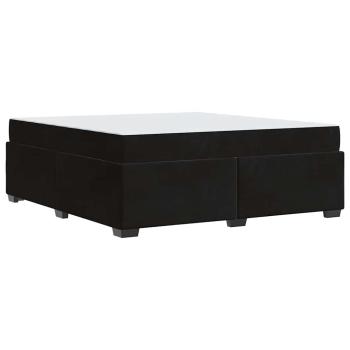 Bettgestell Sonstiges Schwarz 180 x 200 cm Samt