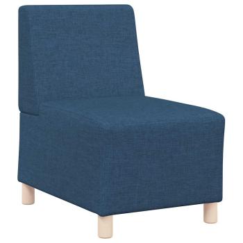 Sofa Stuhl Hellgrau 55 cm Stoff 2 pcs Blau 55 x 74 x 82 cm