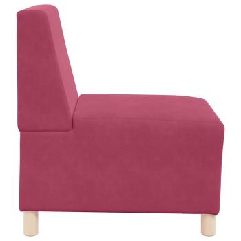 Sofa Stühle 2 pcs Weinrot 55 x 74 x 82 cm Samt