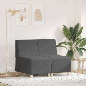 ARDEBO.de - Sofa Chiar 2 pcs Dunkelgrau 55 x 74 x 82 cm Cordstoff