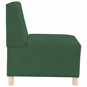Sofa Chiar 2 pcs Dschungelgrün 55 x 74 x 82 cm Cordstoff