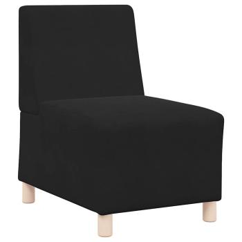 Sofa Stühle 3 pcs Schwarz 55 x 74 x 82 cm Samt