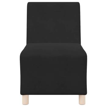 Sofa Stühle 3 pcs Schwarz 55 x 74 x 82 cm Samt