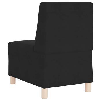 Sofa Stühle 3 pcs Schwarz 55 x 74 x 82 cm Samt