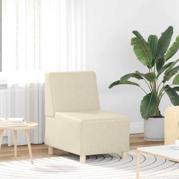 Sofa Stühle 3 pcs Creme 55 x 74 x 82 cm Kunstleder