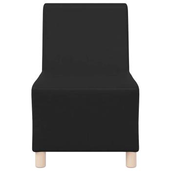 Sofa Stühle 3 pcs Schwarz 55 x 74 x 82 cm Kunstleder