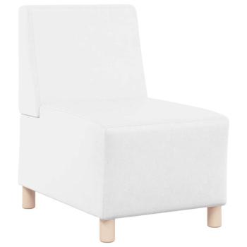 Sofa Stühle 3 pcs Weiß 55 x 74 x 82 cm Kunstleder