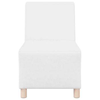 Sofa Stühle 3 pcs Weiß 55 x 74 x 82 cm Kunstleder