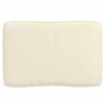 Pallet Kissen Set 3 pcs Creme 120 x 12 x 80 cm 60 x 40 x 12 cm