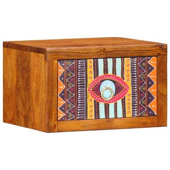 Nachttische Braun, Mehrfarbig 35 x 30 x 22 cm Massivholz Akazie