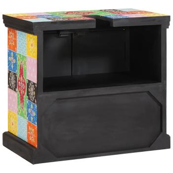 Badezimmermöbel-Sets mit Tür Mehrfarbig Standard Holz