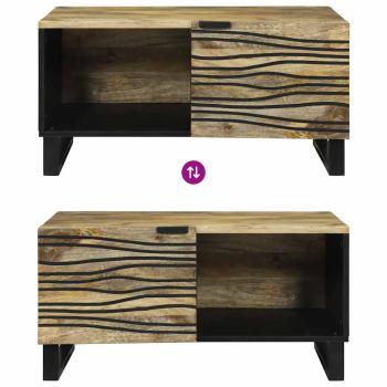 Kaffee-Tische Braun 80 x 50 x 40 cm massives Mangoholz